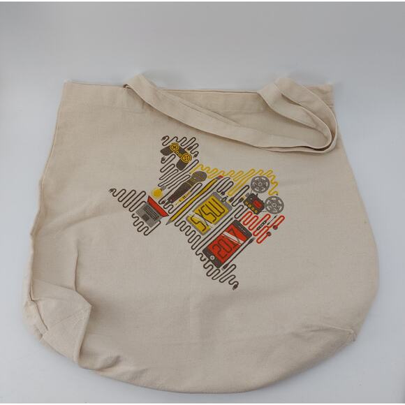 SXSW Festival Austin Texas Canvas Library Bag Showtime - Picture 1 of 6